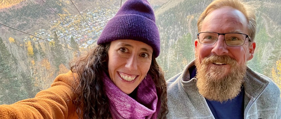 Georgia Green and her husband