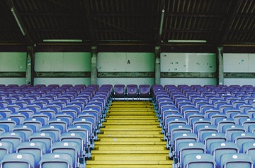 empty stadium seats