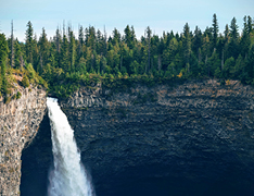 tall waterfall