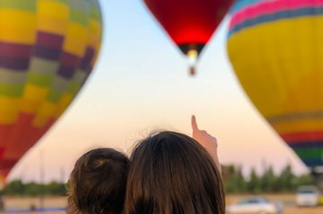 hot air balloons