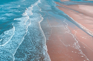 tide ebbing
