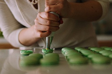 piping filling for macarons