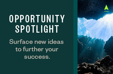 Opportunity spotlight - surface new ideas to further your success