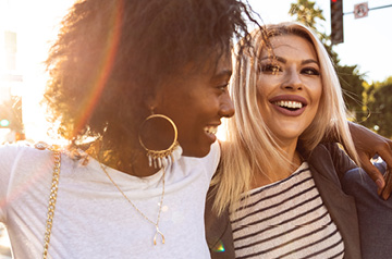 friends laughing