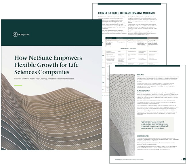 Netsuite Life Sciences Guide