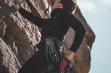 rock climbing