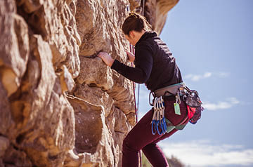 rock climbing
